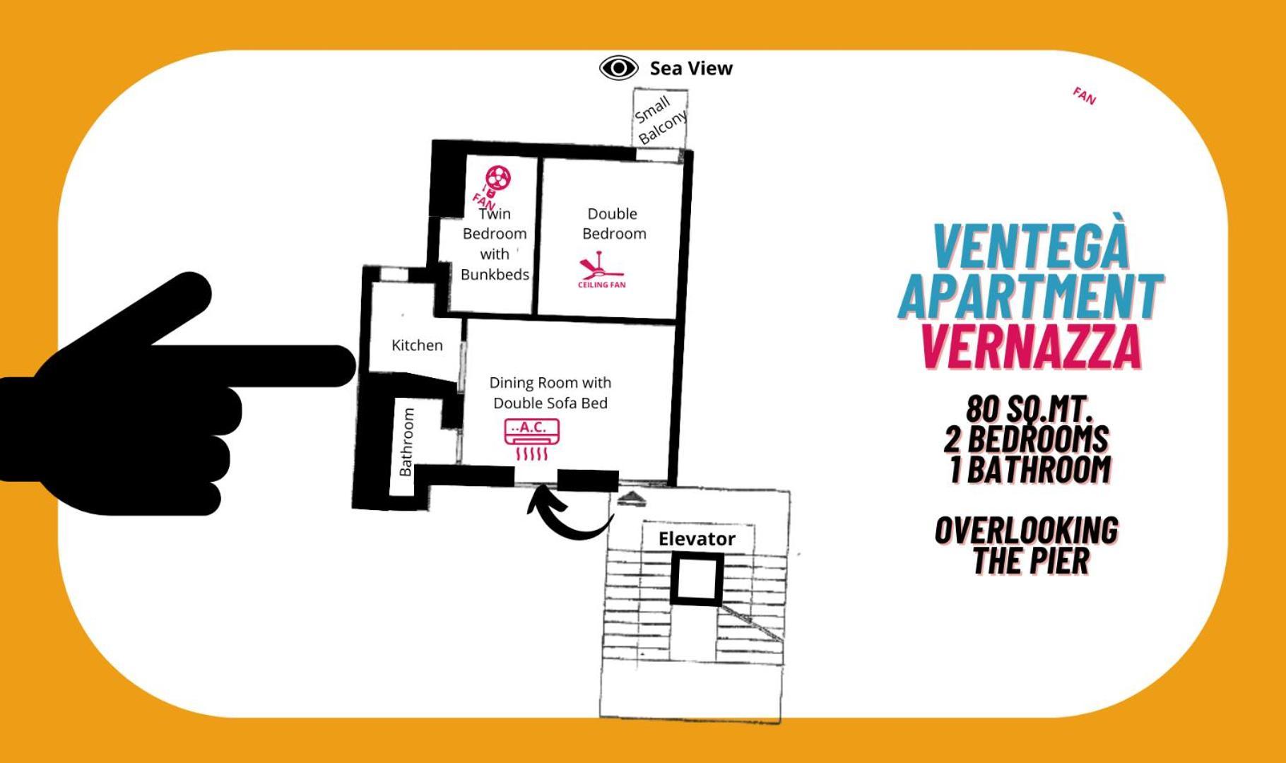 Ventega Sea View Apartment เวอนาซซา ภายนอก รูปภาพ